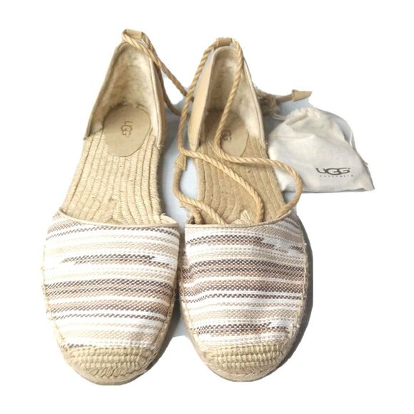 UGG Libbi Serape Espadrilles Sandals Women's Size 10 Multicolor Shoes - Picture 1 of 8